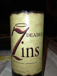 7 deadly zins