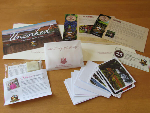 California Wine Club Free Gifts