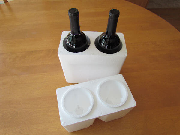 California Wine Club Packing Opened