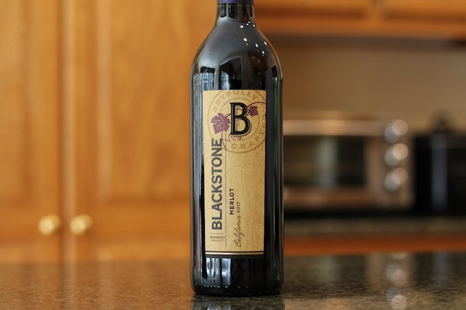 Blackstone Merlot Wine Bottle