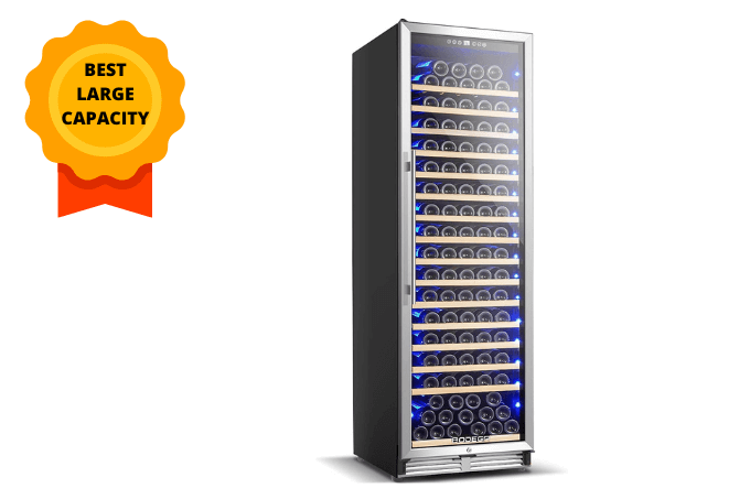 Bodega 24-Inch 176-Bottle Single Zone Large Capacity Wine Fridge