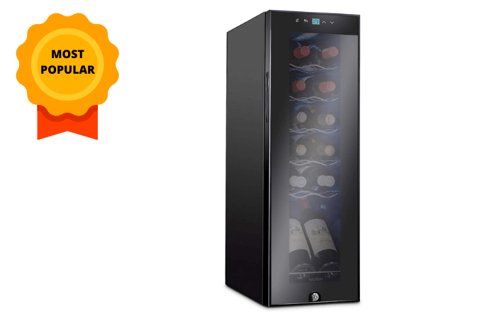 Ivation 12-Bottle Compressor Wine Fridge