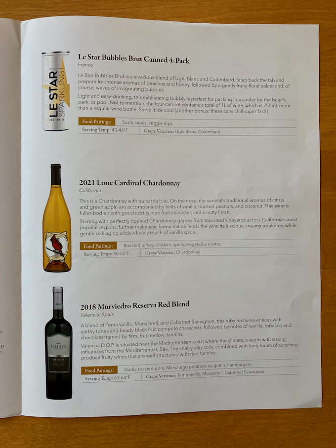 Tasting Notes Page 3